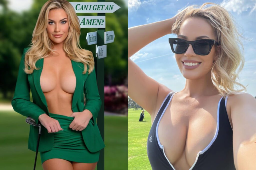 Paige Spiranac Goes Braless As She Releases Very Raunchy Augusta Towel