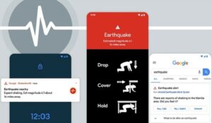 Android Earthquake warning system