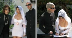 Kourtney Kardashian wedding photos