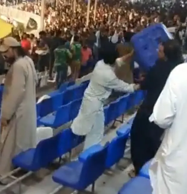 Pakistan Afghanistan Fans Fight