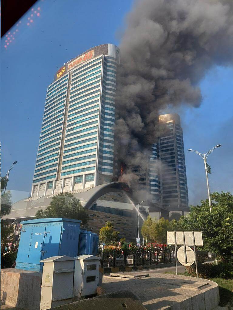 Centaurus mall Fire
