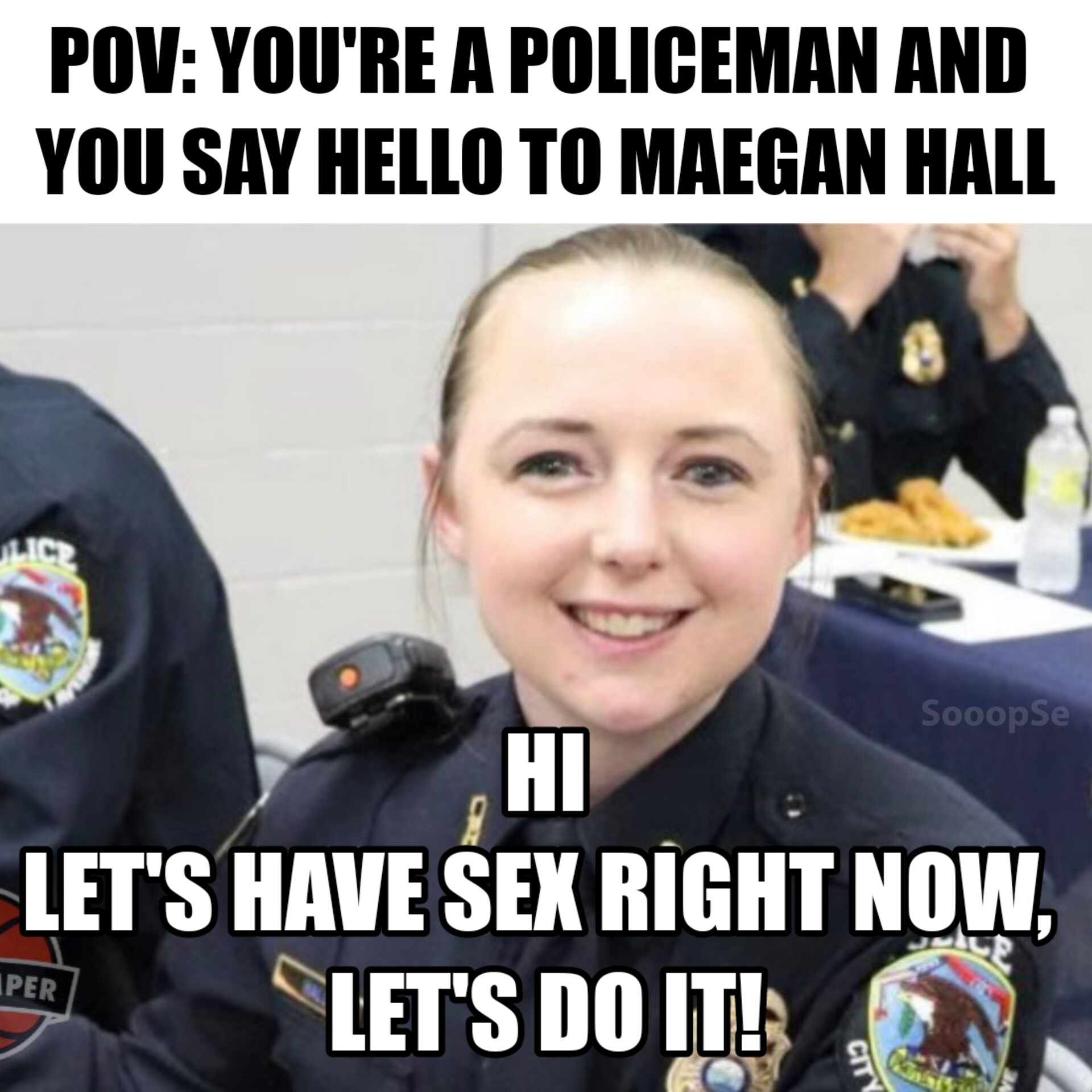 Police Girl Meme Maegan Hall takes social media by storm