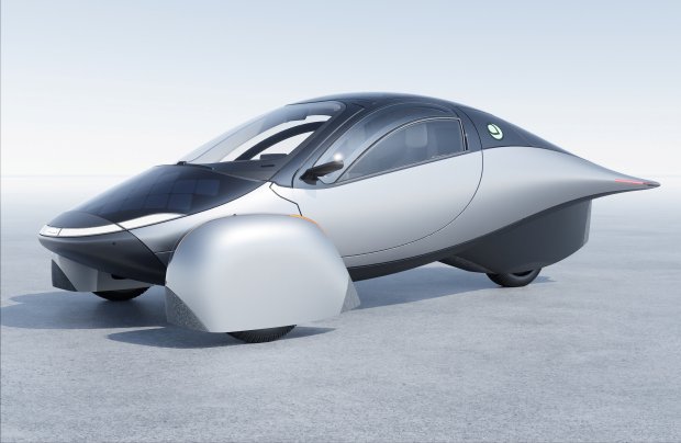 FUTURISTIC electric car