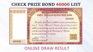 40000 prize bond list