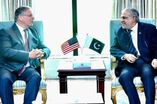 Ishaq Dar Updates US Ambassador