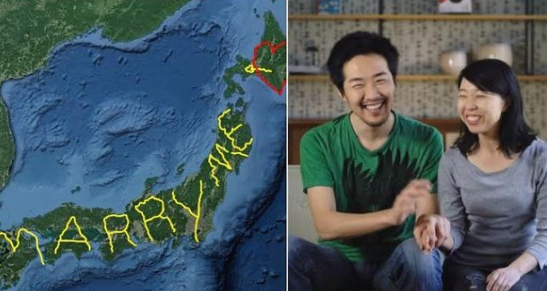 Man in Japan Travels 7163 km