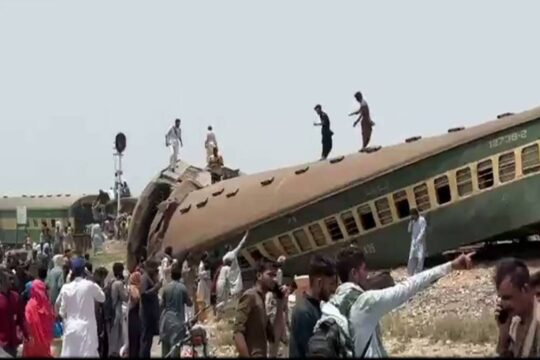 Hazara Express Train Accident