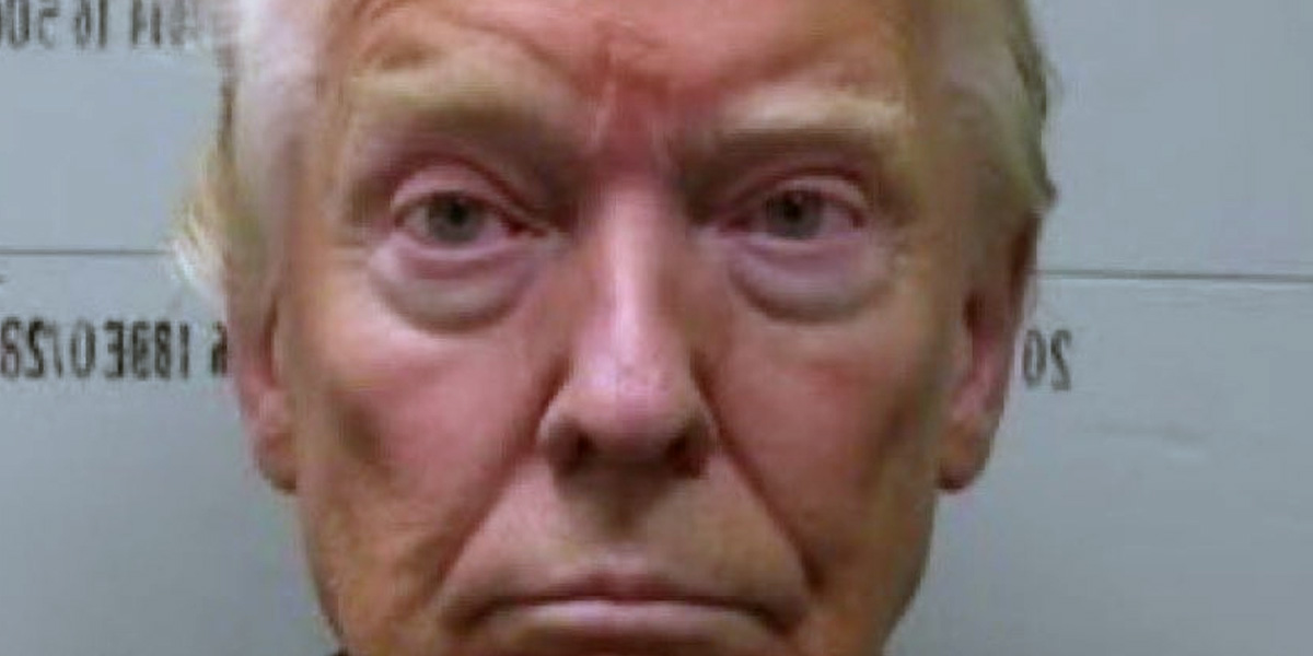 Trump’s Photoshopped mugshots go viral prior to surrendering in Georgia