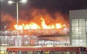 Luton Airport Fire: